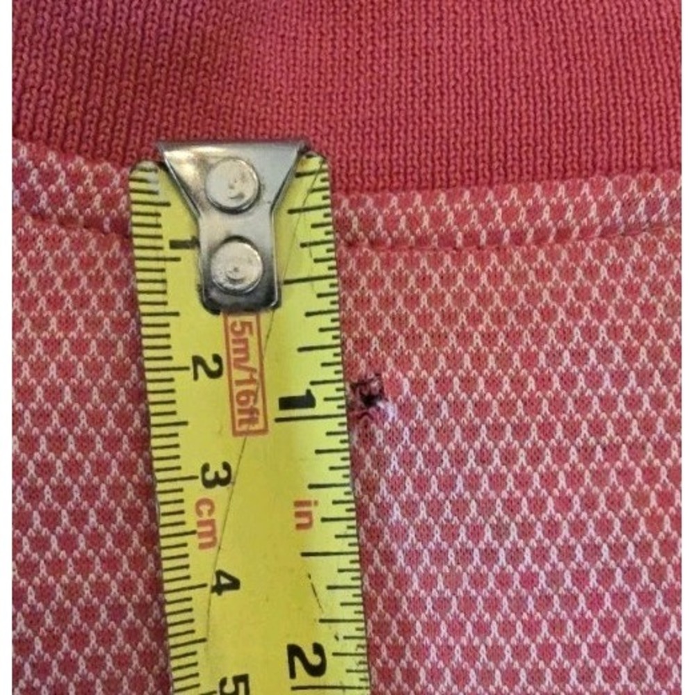 Brooks Brothers 346 Men's Sz L Polo Golf Shirt  Mercerized Cotton Coral P2P 22‎ - Picture 7 of 9